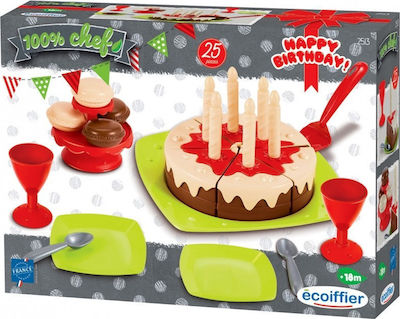 Ecoiffier Joc de Gătit / Bucătărie Happy Birthday pentru 1.5+ Ani 18buc