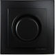 Geyer Recessed LED Front Dimmer Switch Rotary Black