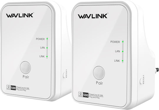 Wavlink NWP502M2 Powerline Dual Kit Wired and 2 Ethernet Ports