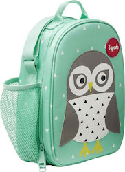 3 Sprouts Shoulder Lunch Bag Green 20.5x9.5x26.7cm