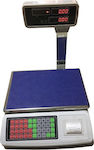 Electronic Commercial Retail Scale with Beam and Printer 40kg/5gr