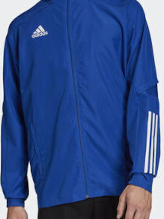 adidas Condivo 20 Ανδρική Αθλητική Ζακέτα Μπλε