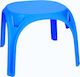 Mat Kids Table made of Plastic Blue