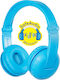 BuddyPhones Play Glacier Wireless / Wired Kids' On Ear Headphones Blue