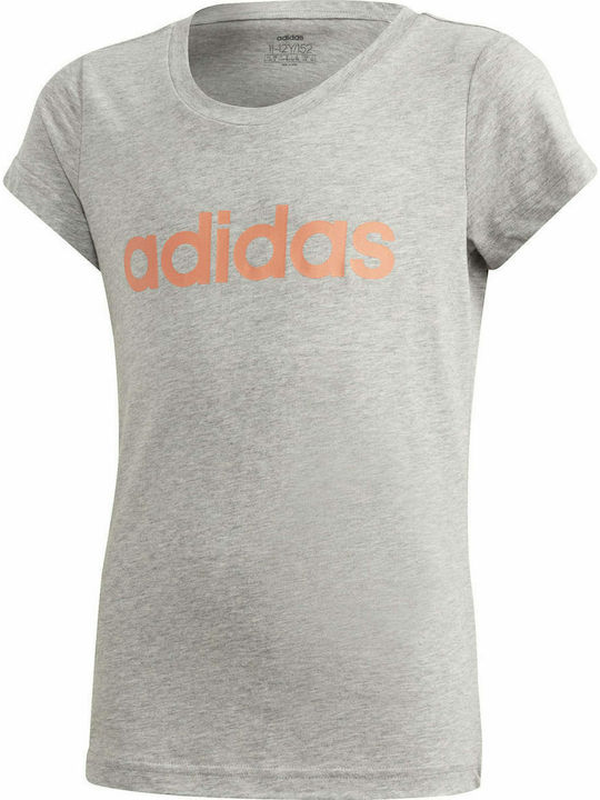 adidas Παιδικό T-shirt Γκρι Essentials Linear