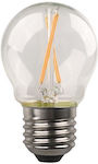 Eurolamp LED Lampen für Fassung E27 und Form G45 Warmes Weiß 480lm 1Stück