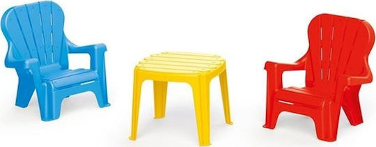 Table Set Masă cu Scaune pentru Copii din Plastic Multicolor Dolu Table Set Masă cu Scaune pentru Copii din Plastic Multicolor Dolu