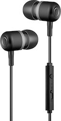 Yookie Y619 In-ear Handsfree με Βύσμα 3.5mm Μαύρο