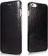 iCarer Vintage Curved Edge Book Piele artificia...