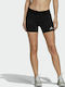 Adidas Alphaskin Volleyball 4-Inch Women's Training Legging Shorts Black