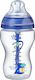 Tommee Tippee Plastikflasche Advanced Anti-Colic Gegen Koliken mit Silikonsauger für 3+ Monate Blue 340ml 1Stück