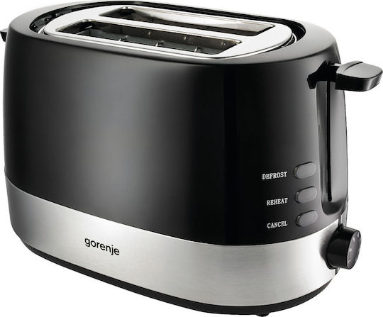 Gorenje T850BK Φρυγανιέρα 2 Θέσεων 850W Μαύρη