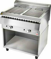 Vrettos Artemis 2 CΑ LPG Commercial Water Grill 21kW with Base 82x69x92cm