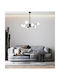 Viokef Anouk Hängelampe Schwarz Kugel für 8 Lampen G9 90x80x80cm.