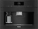 Miele CVA 7845 Obsidian Автоматична Еспресо Кафемашина Вградена 1500W Налягане 15bar за Капучино с Мелачка и Wi-Fi Черна