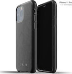 Mujjo Umschlag Rückseite Leder Schwarz (iPhone 11 Pro) MUJJO-CL-001-BK