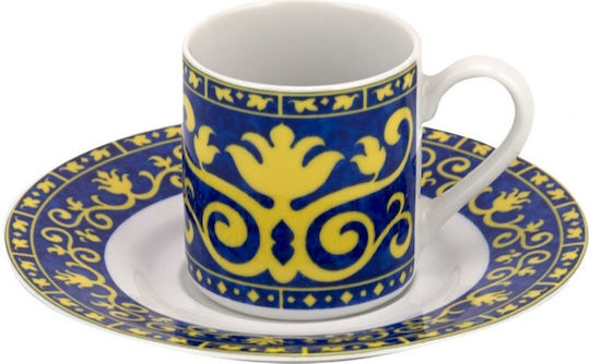 WM Collection Arabica Комплект чаши Кафяв от Порцелан 100мл 6бр