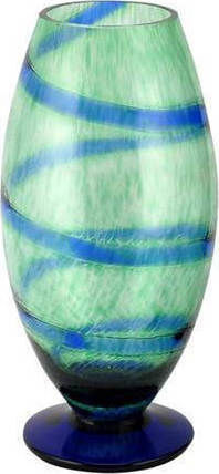 WM Collection Decorative Vase Blue 29cm