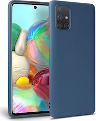 Tech-Protect Icon Umschlag Rückseite Silikon Blau (Galaxy A51)