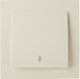 Geyer Nilson Recessed Wall Switch Single Without Frame Aller Retour Beige