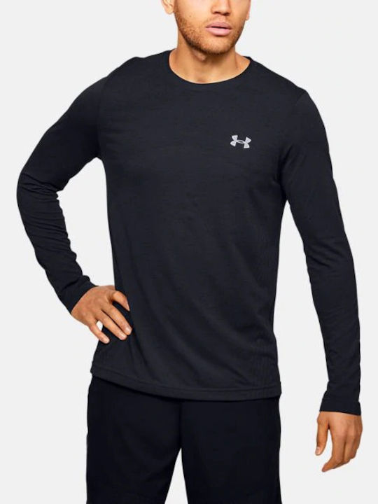 Under Armour Bărbați T-shirt Sportiv cu Mânecă Scurtă Negru