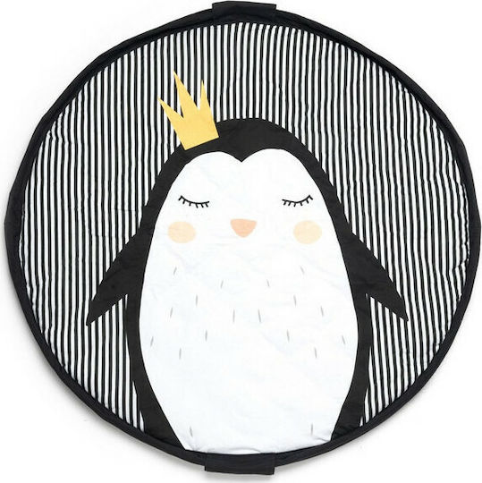 Play&go Penguin Детски Килими Черен 120x120см Play&go Penguin Детски Килими Черен 120x120см