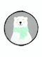 Play&go Saltea de Joacă pentru Copii din Țesătură Polar Bear Negru 1buc