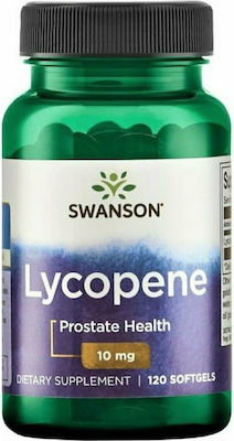 Swanson Lycopene 10mg Ergänzungsmittel für die Prostatagesundheit 120 Softgels