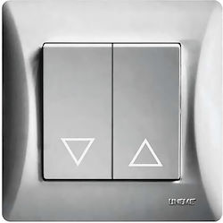 Lineme Recessed Wall Switch Rolling Shutters Tw...