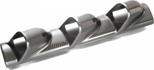 Auto Gs Prosport Car Column Triple Instrument Mount 52mm Carbon Type