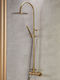 Armando Vicario Slim Adjustable Shower Column with Bathtub Mixer 76-137cm Bronze