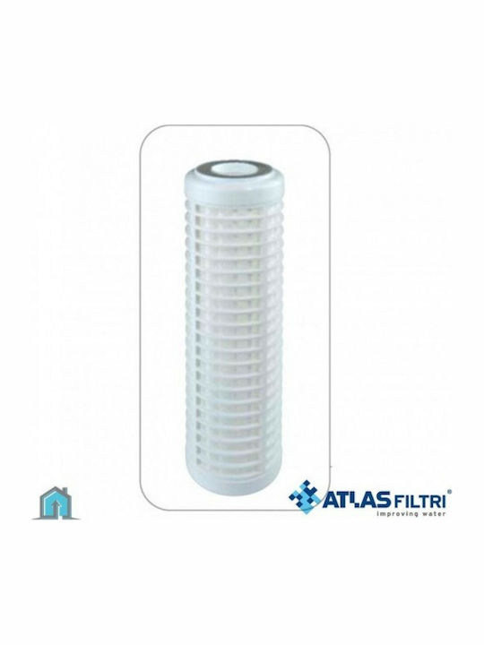 Atlas Filtri Water Filter Replacement Central Water Filtration System 7" Junior Plus 3P RL 7 SX 50 μm