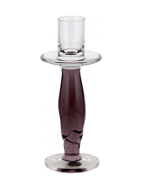 WM Collection Candle Holder Crystal 18.5cm 1pcs