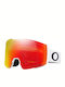 Oakley Fall Line XM Μάσκα Σκι & Snowboard Ενηλίκων Λευκή με Φακό Καθρέπτη σε Κόκκινο Χρώμα