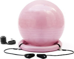 InnovaGoods Μπάλα Pilates 65cm σε Ροζ Χρώμα
