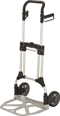 Express Transport Trolley Foldable for Weight Load up to 200kg Black