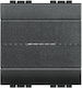 Legrand Living Light 4054M2 Recessed Wall Switch Double Frame-Free Aller Retour Black