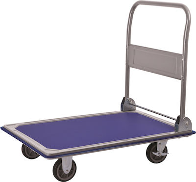 Express Platform Trolley Foldable for Weight Load up to 300kg Blue