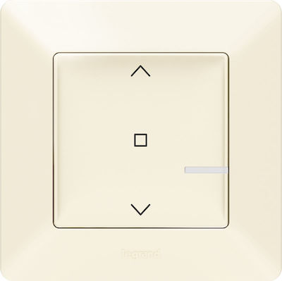 Legrand Valena Life 90 Recessed Electrical Rolling Shutters Wall Switch no Frame Basic Ivory 752290