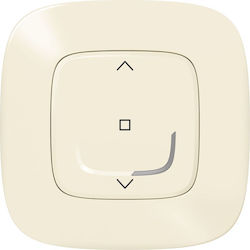 Legrand Valena Allure 91 External Electrical Rolling Shutters Wall Switch Wi-Fi Connected no Frame Basic Illuminated Ivory