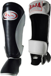 Raja Leather 411302 Shin Guards Adults Black/White