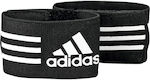 Adidas Δέστρες Καλαμίδων Ποδοσφαίρου Σετ 2τμχ Μαύρες Ankle Straps