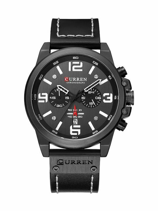 Curren Men's Watch 47mm Chronograph Battery wit...