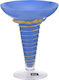WM Collection Decorative Vase Blue 20x24cm
