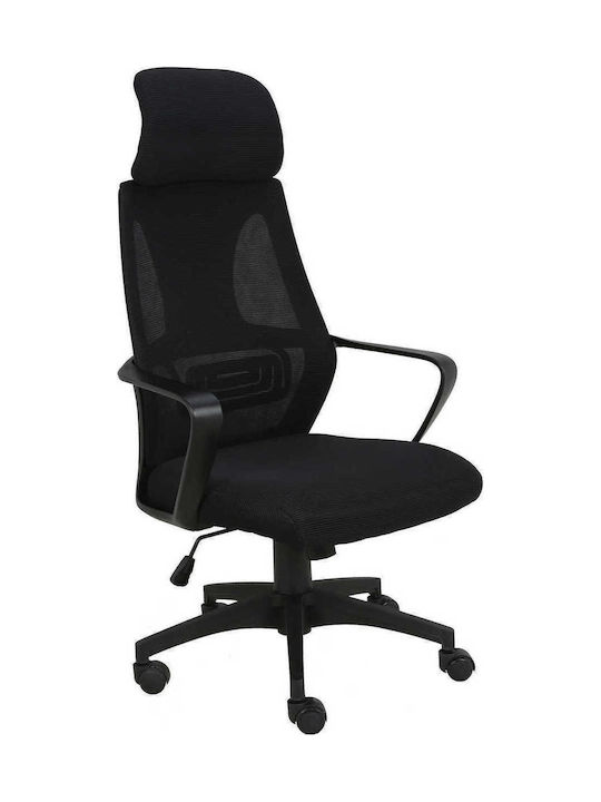 BF2950 Executive Reclining Office Chair with Fixed Arms Black Woodwell