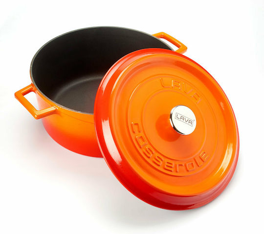 Lava Deep Pot made of Cast Iron 6.7lt / 28cm