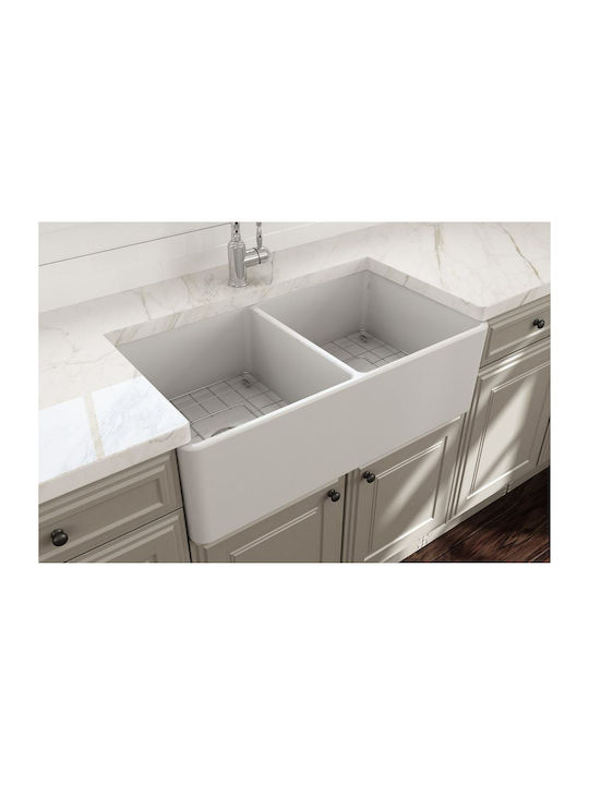 Bocchi 1139 1139-301 Undermount Sink Porcelain ...