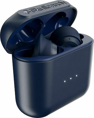 Skullcandy Indy In-ear Bluetooth Handsfree Headphone Sweat Resistant and Charging Case Blue