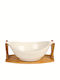 Keskor Porcelain Salad Bowl with wooden base 30x17.5x12cm