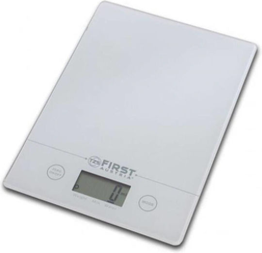 First Austria Ψηφιακή Ζυγαριά Κουζίνας έως 5kg White